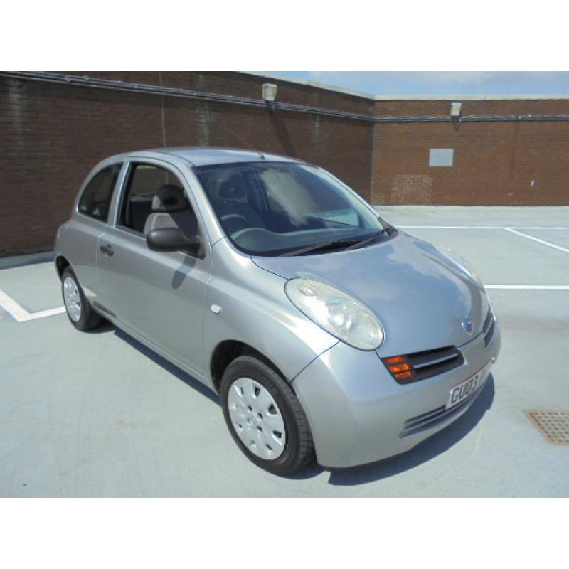 (03) 2003 Nissan Micra 1.0 ONLY 58,000 1 YEARS MOT Silver