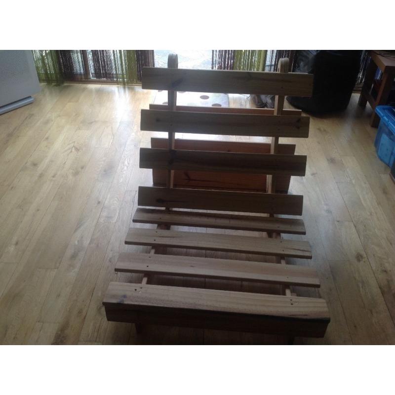 Single Pine Futon Bed