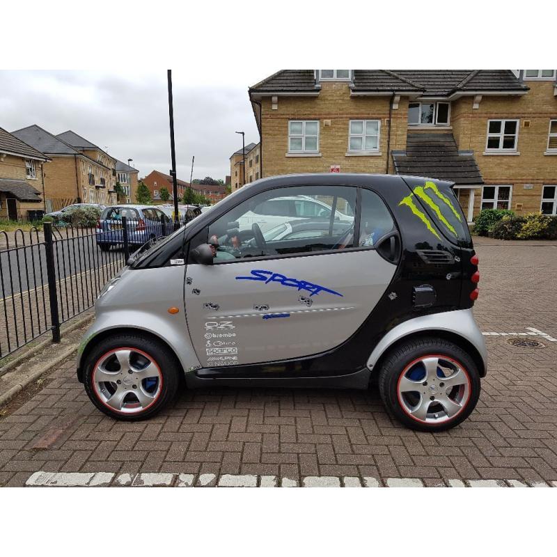 SMART CAR FORTWO 450 (2007) SPORTS PERFORMANCE fOR SALE UNBERLEAVABLE CONDITION AND SPEC