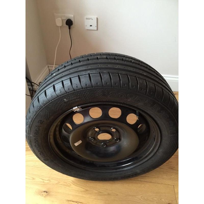 Spare wheel great condition continental tyre