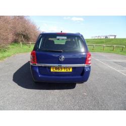 2013 63 VAUXHALL ZAFIRA 1.6 EXCLUSIV 5D 113 BHP