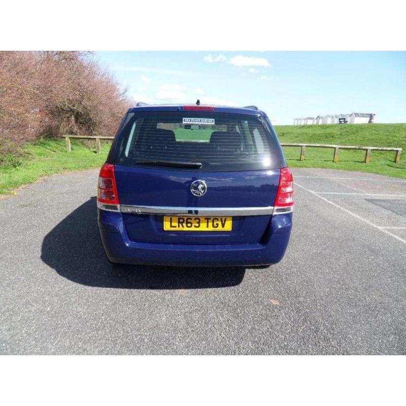 2013 63 VAUXHALL ZAFIRA 1.6 EXCLUSIV 5D 113 BHP