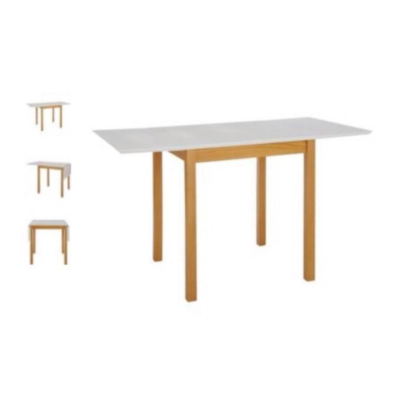 New White Folding Dining Table