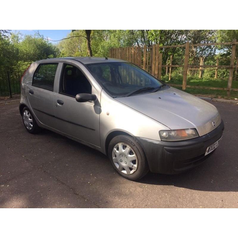 2002 FIAT PUNTO 5 DOOR HATCHBACK WITH 10 MONTHS MOT