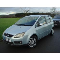 Ford Focus C-MAX 1.8 2004MY Ghia 92k, f.s.h. great practical family car