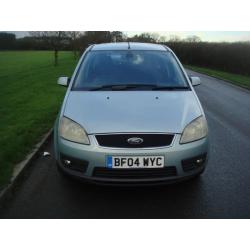 Ford Focus C-MAX 1.8 2004MY Ghia 92k, f.s.h. great practical family car