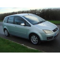 Ford Focus C-MAX 1.8 2004MY Ghia 92k, f.s.h. great practical family car