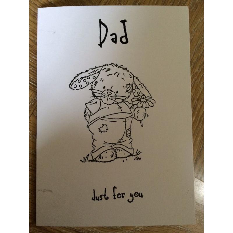 'Colour your Own' father day card gift