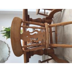 Lovely solid pine table and chairs