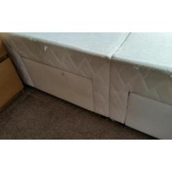 Divan Double Bed Base with 4 Drawers, 2 Large and 2 Small