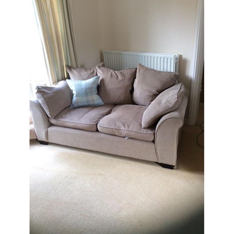 2 Seater Sofa + Matching Cuddle Chair