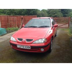 RENAULT MEGANE 1999 FOR SALE IN EXCELLENT CONDITION 2 OWNERS FROM NEW 105,000MILES MOT 08-16