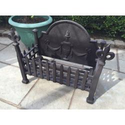 Heavy duty dog grate fire place fireplace wood coal