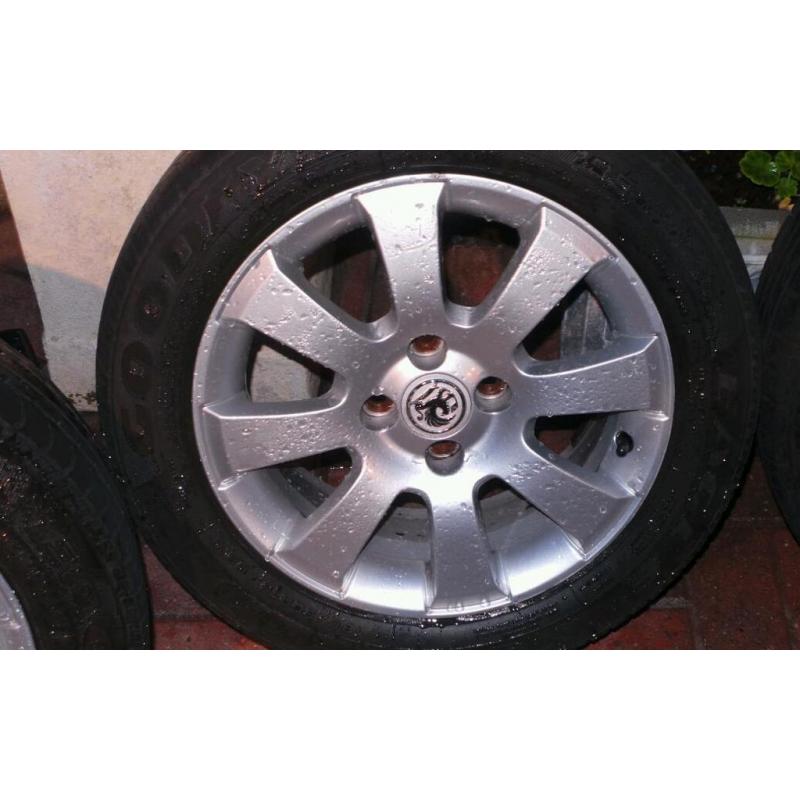 4 vauxhall alloy wheels