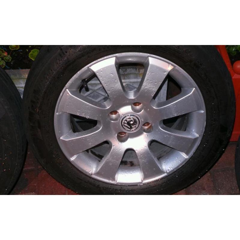 4 vauxhall alloy wheels