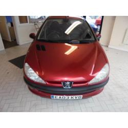 Peugeot 206 1.4 GLX 5dr (a/c) 6 MONTHS WARRANTY INCLUDED