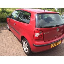 2003 VW POLO 1.2 S65 PETROL MANUAL 139K 2 LADY OWNERS IN EXCELLENT CONDITION