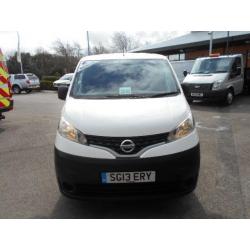 Nissan Nv200 1.5 DCI SE 89BHP VAN DIESEL MANUAL WHITE (2013)