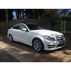 Mercedes Benz C Class C220 CDI AMG Sport 7G-Tronic Plus 2dr Auto FMBSH 1 Owner Pano roof DAB Xenons