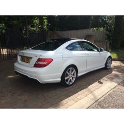 Mercedes Benz C Class C220 CDI AMG Sport 7G-Tronic Plus 2dr Auto FMBSH 1 Owner Pano roof DAB Xenons