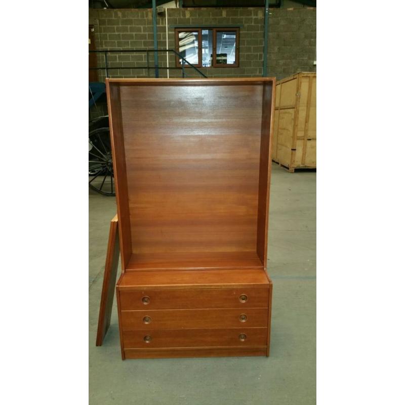 Vintage Jentique 'G-Plan Style' Teak Bookcase with 3 drawers and 3 shelves.