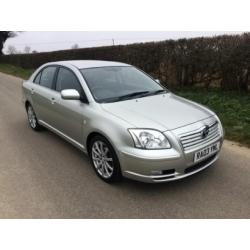 2003 03 TOYOTA AVENSIS 1.8 T4 VVT-I 5D AUTO 127 BHP