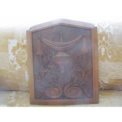 Oak carved panel