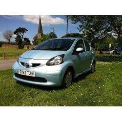 Toyota Aygo+ VVTi (2007) 5dr 1.0cc ONLY 1 montly Tax Mot Hpi Clear FSH MINT Condition -P/x Weclome