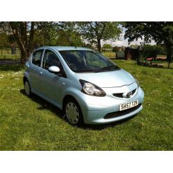 Toyota Aygo+ VVTi (2007) 5dr 1.0cc ONLY 1 montly Tax Mot Hpi Clear FSH MINT Condition -P/x Weclome