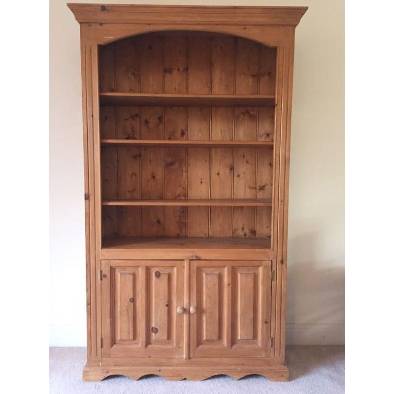 Bookcase and Cupboard ( solid pine )