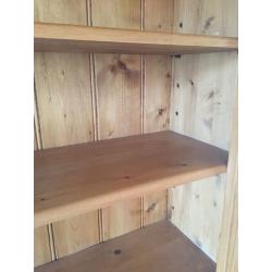 Bookcase and Cupboard ( solid pine )