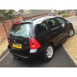 (53) REG PEUGEOT 307 1.6 ESTATE. VERY TIDY FAMILY ESTATE!JUST HAD SERVICE, RECENT BRAKES/TYRES ETC!!