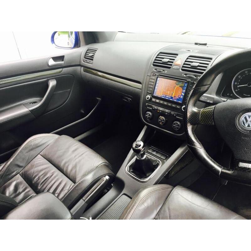 2006 56 Reg Volkswagen Golf R32 3.2 V6 4Motion + Blue + SAT NAV + LEATHER +