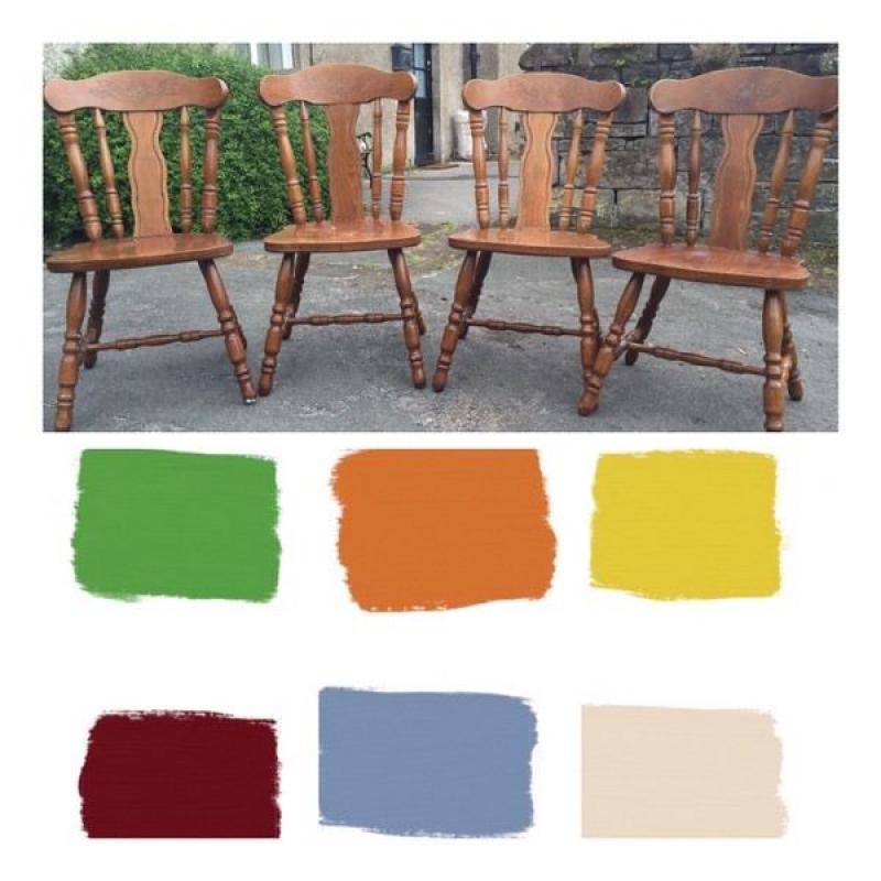 Farmhouse chairs - choose your own colour