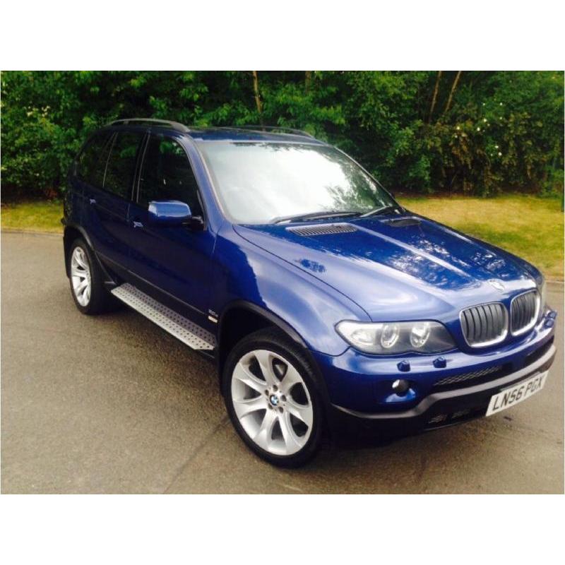 2006 BMW X5 3.0 d BluePerformance Le Mans Blue Sport SUV 5dr Diesel Automatic