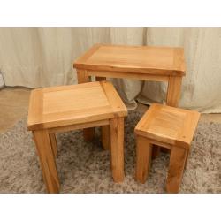 Westbury Oak nest of Tables