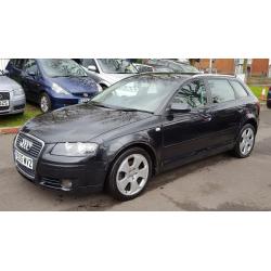 2005 AUDI A3 SPORT 2.0TDI SPORTBACK 5DR ++6 SPEED++FULL MAIN DEALER SERVICE++ALLOY WHEELS++2 KEYS++