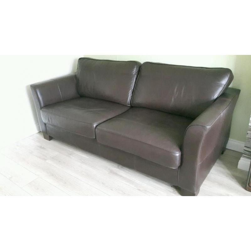 Quality leather sofa