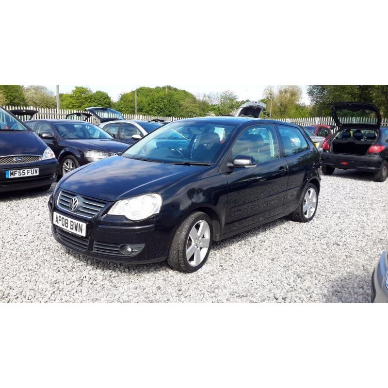 Volkswagen Polo,1896cc, Hatchback, Black,Manual, Black, 2008 (08) Full Mot.