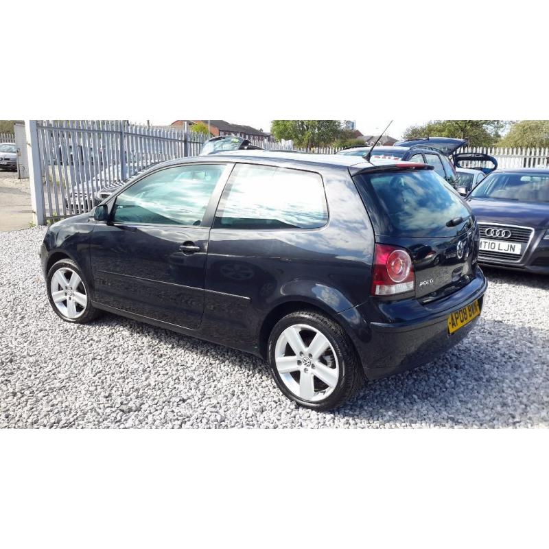 Volkswagen Polo,1896cc, Hatchback, Black,Manual, Black, 2008 (08) Full Mot.