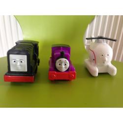 Thomas and Friends push along Harold, Charlie and Diesel in excellent condition