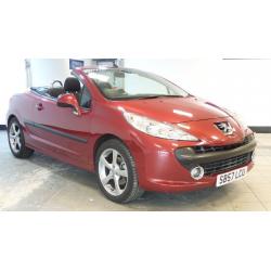 2008 57 PEUGEOT 207 1.6 SPORT COUPE CABRIOLET HDI 108 BHP DIESEL*2 YEARS WARRANTY*FINANCE AVAILABLE*