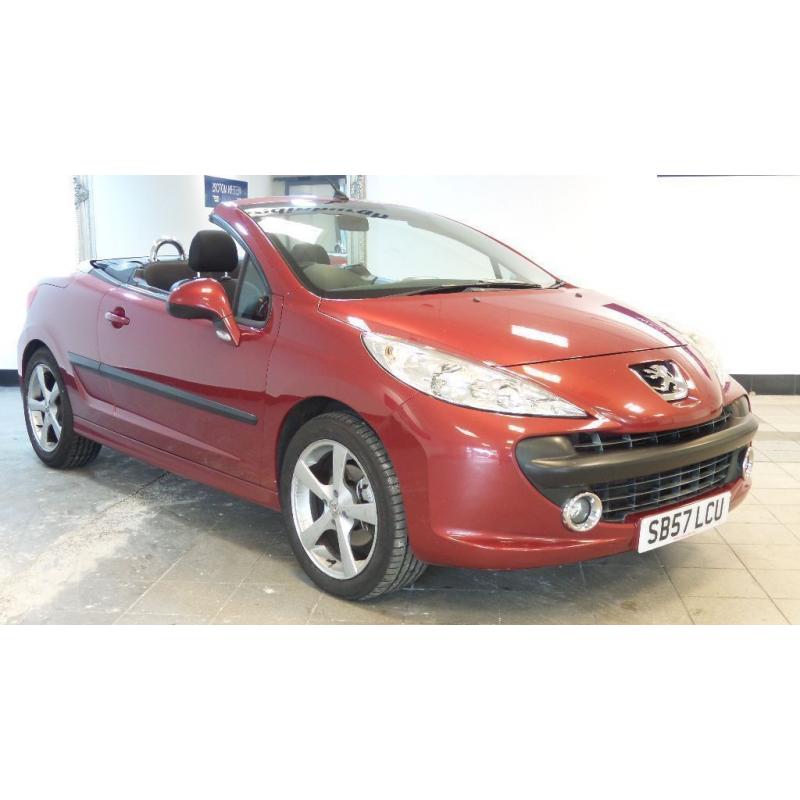 2008 57 PEUGEOT 207 1.6 SPORT COUPE CABRIOLET HDI 108 BHP DIESEL*2 YEARS WARRANTY*FINANCE AVAILABLE*