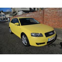 2003 AUDI A3 2.0 FSI SE MANUAL PETROL 3DR HATCHBACK