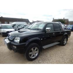 2005 54 MITSUBISHI L200 2.5 ANIMAL DOUBLECAB 4WD PICK UP 4X4 NO VAT DIESEL