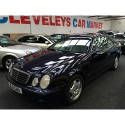 2001 MERCEDES BENZ CLK 320 Elegance Auto Coupe From GBP1950+Retail package.