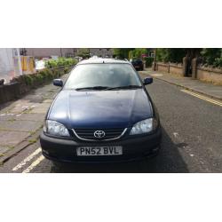 2002 52 TOYOTA AVENSIS 1.8 VVT-i GLS.SAME WOMAN OWNER SINCE 2005.MASSIVE SPEC.