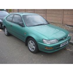 1997 TOYOTA COROLLA 1.3 CD AUTO AUTOMATIC 55000 MILES