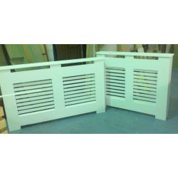 Brand new radiator covers,pure brilliant white,excellent quality,2 in total.