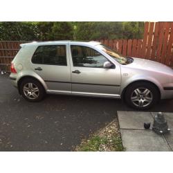 GOLF FOR SALE CHEAP TAX AND INSURANCE 10 MONTHS MOT!